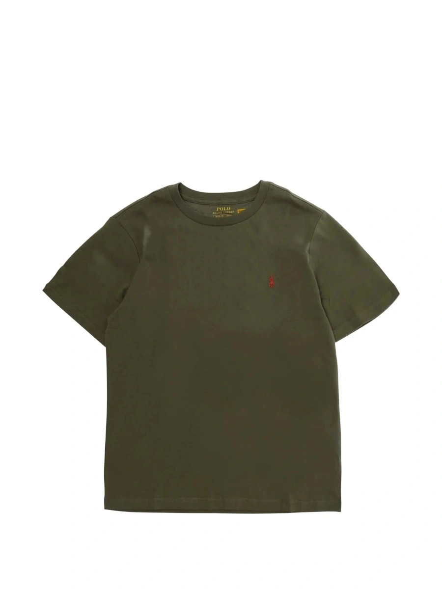 Tricou Ralph Lauren verde din bumbac - Img 6