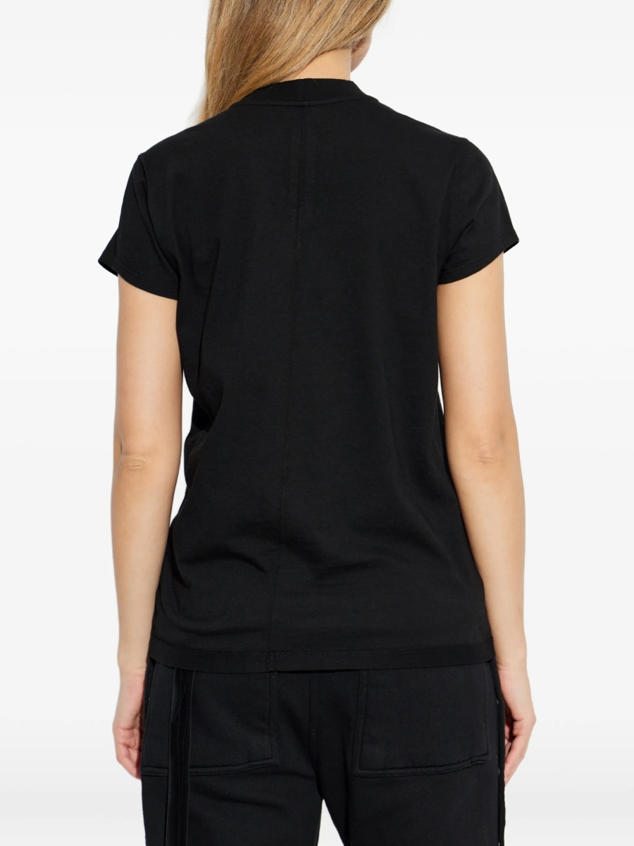 Tricou Rick Owens negru din bumbac - Img 4