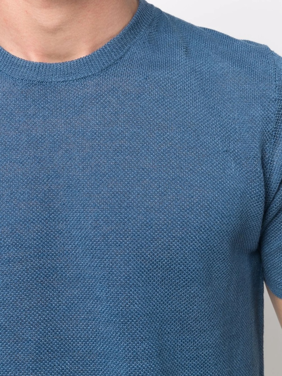 Tricou Roberto Collina albastru - Img 5