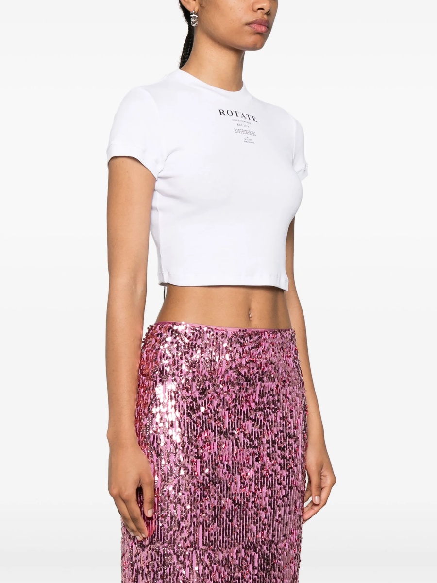 Tricou ROTATE Birger Christensen alb - Img 3