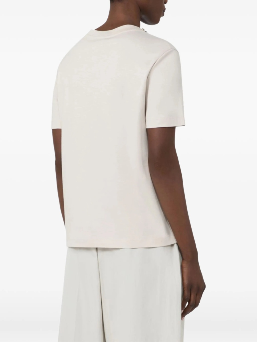 Tricou S MaxMara neutru - Img 3