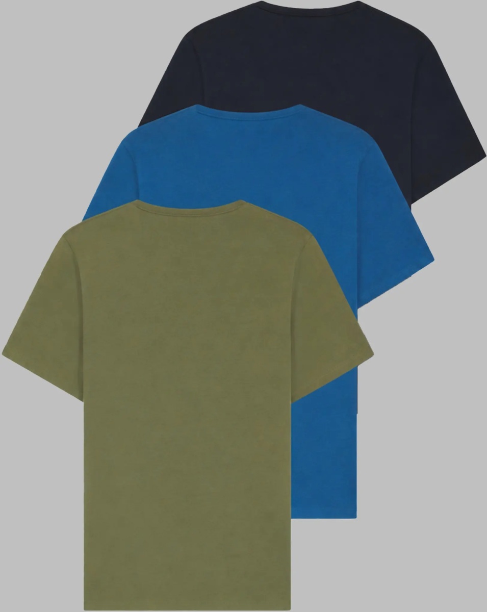 Tricou Set Da Tre T-Shirt Intime In Cotone - Img 2