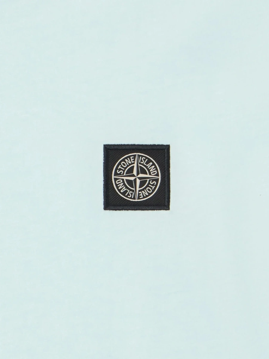 Tricou Stone Island albastru din bumbac 'L1S162100002S0047V0041' - Img 6