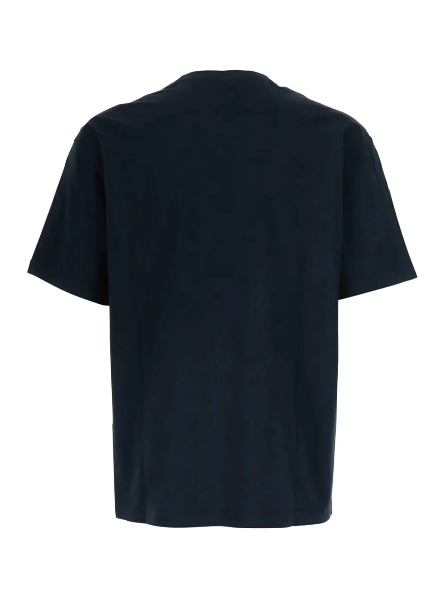 Tricou Stone Island albastru din bumbac - Img 2