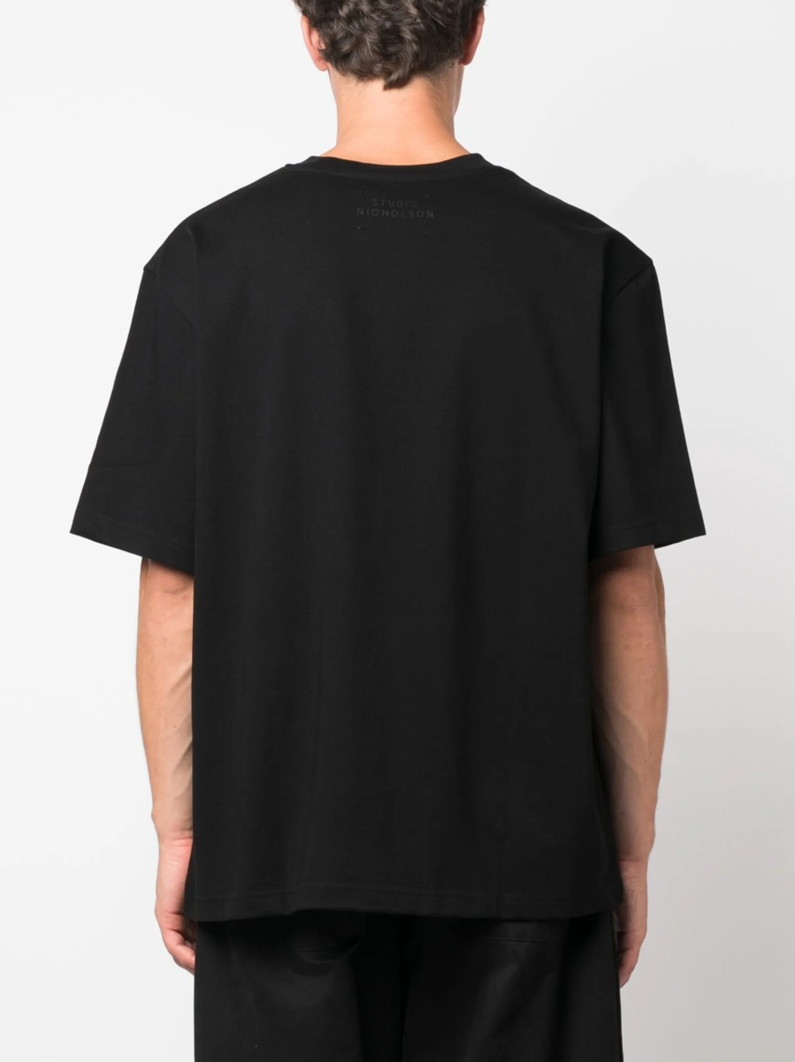 Tricou STUDIO NICHOLSON negru - Img 4