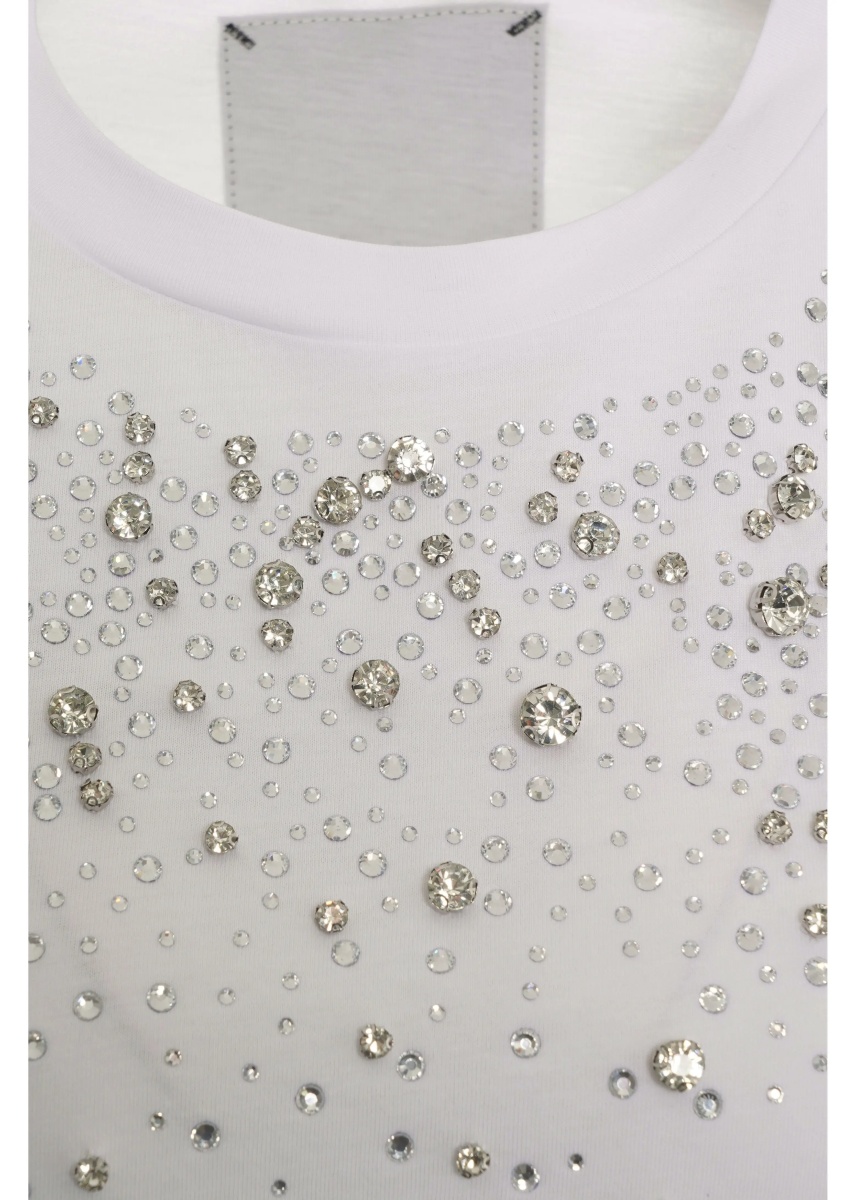 Tricou T-shirt with rhinestones - Img 4
