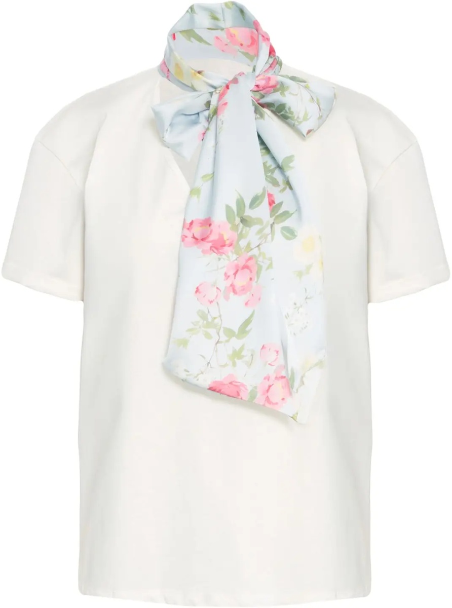 Tricou T-shirt with shawl collar - Img 2