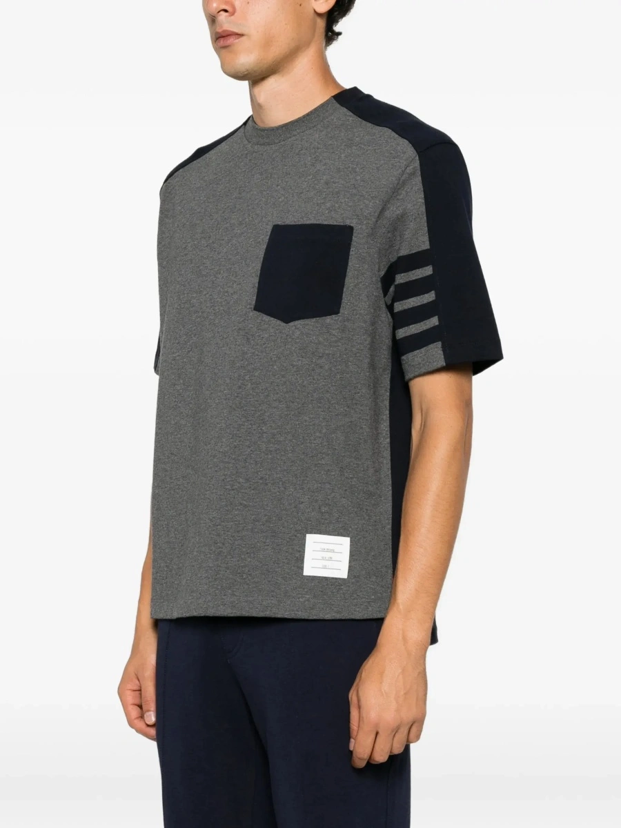 Tricou Thom Browne gri - Img 5