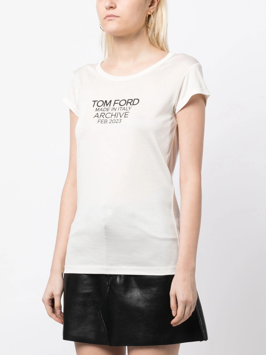 Tricou Tom Ford alb - Img 3