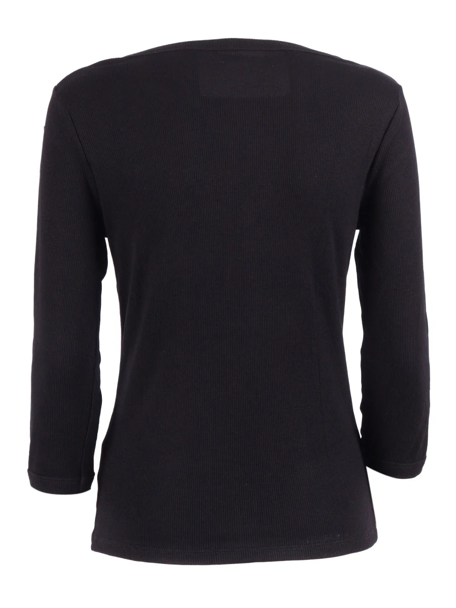 Tricou V neck T-shirt, 3/4 sleeve - Img 2