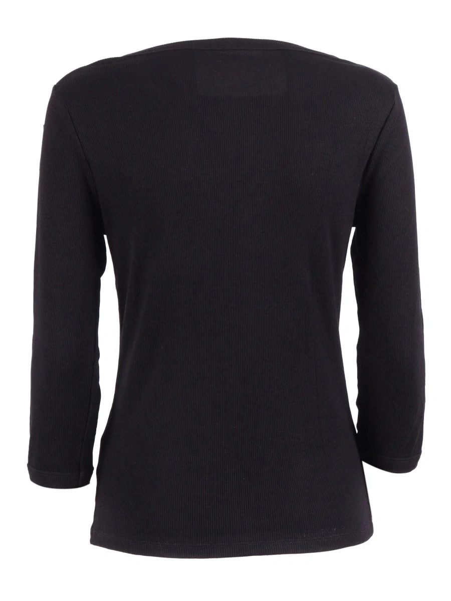 Tricou V neck T-shirt, 3/4 sleeve - Img 2