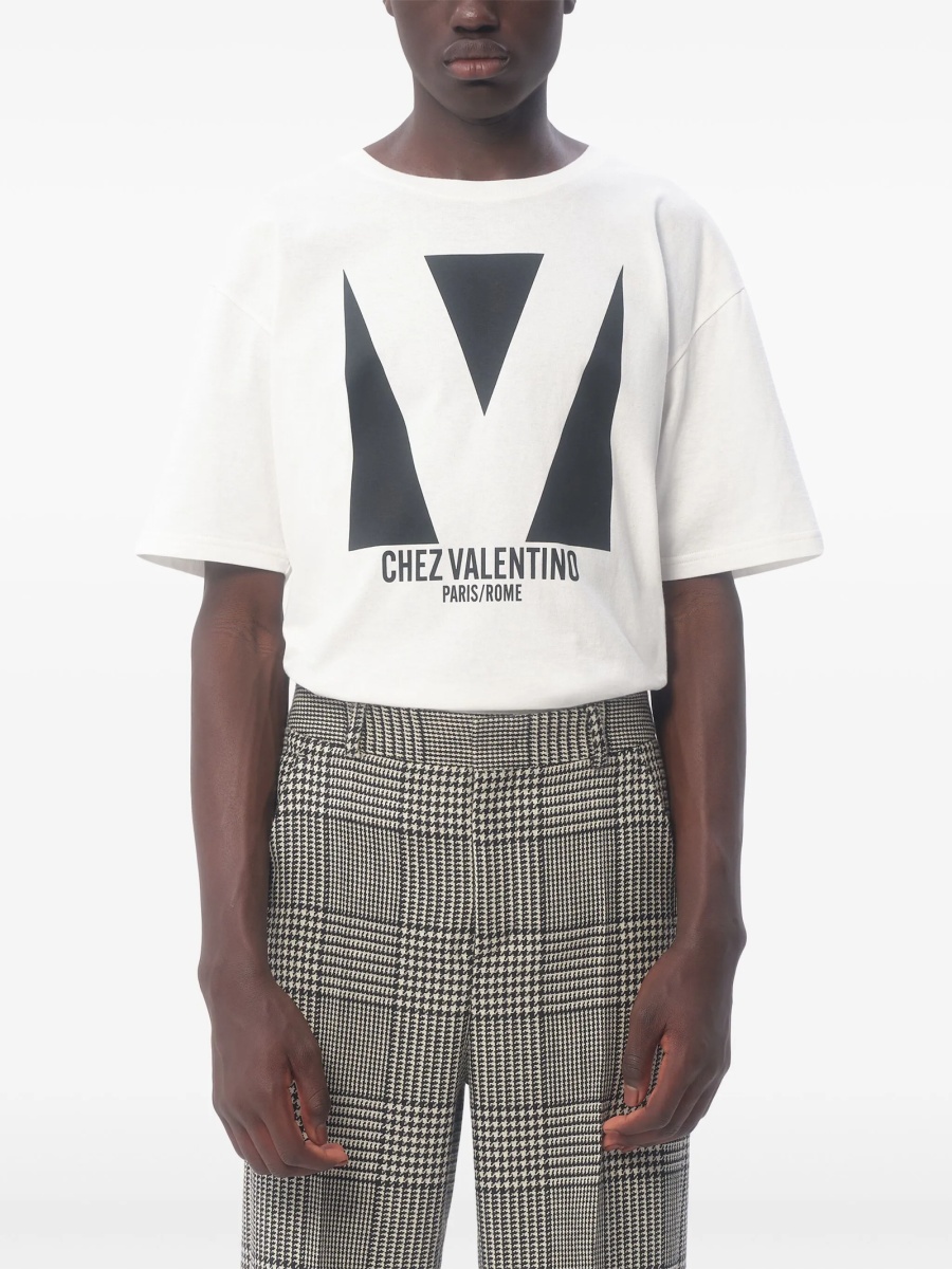 Tricou Valentino Garavani alb - Img 3