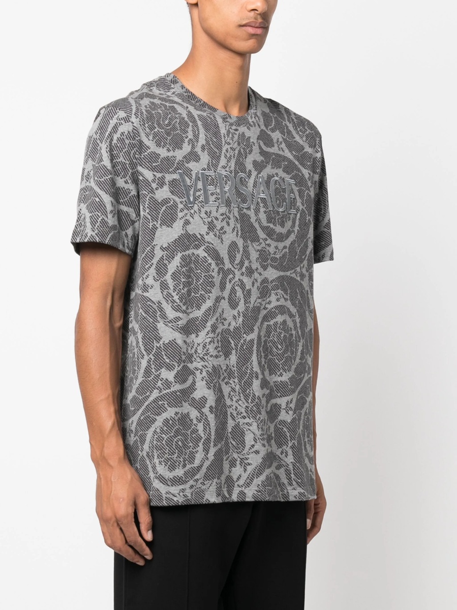 Tricou Versace gri - Img 3