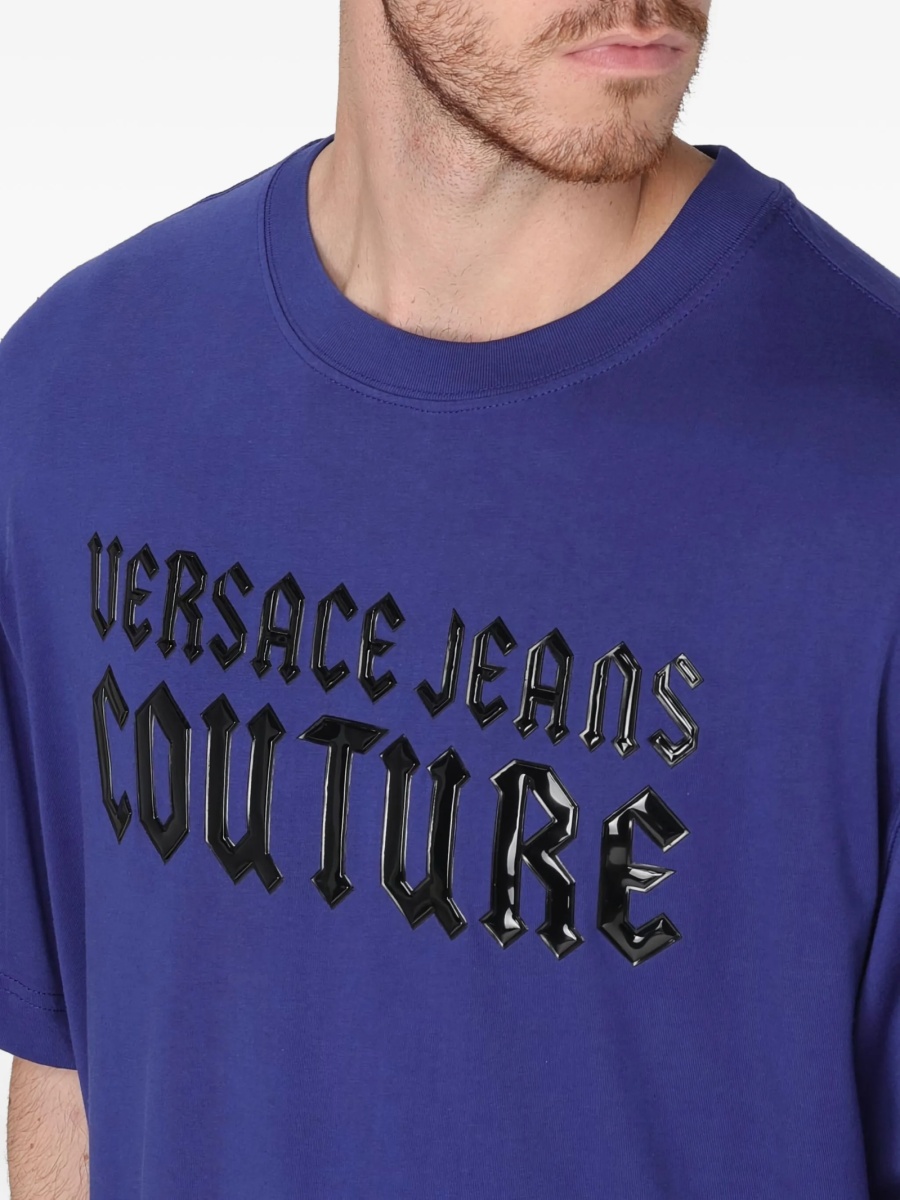 Tricou Versace Jeans Couture albastru - Img 3