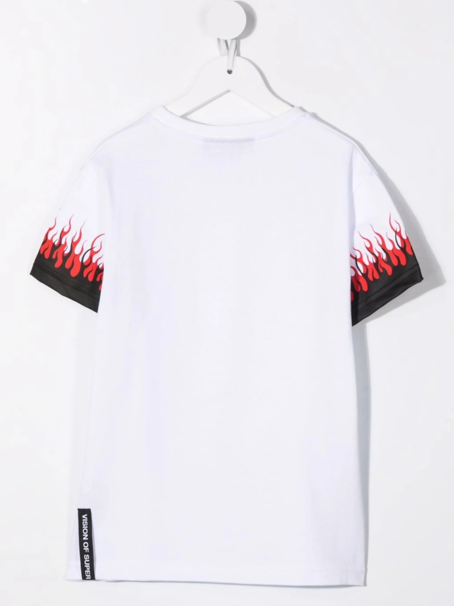 Tricou Vision of Super alb - Img 2
