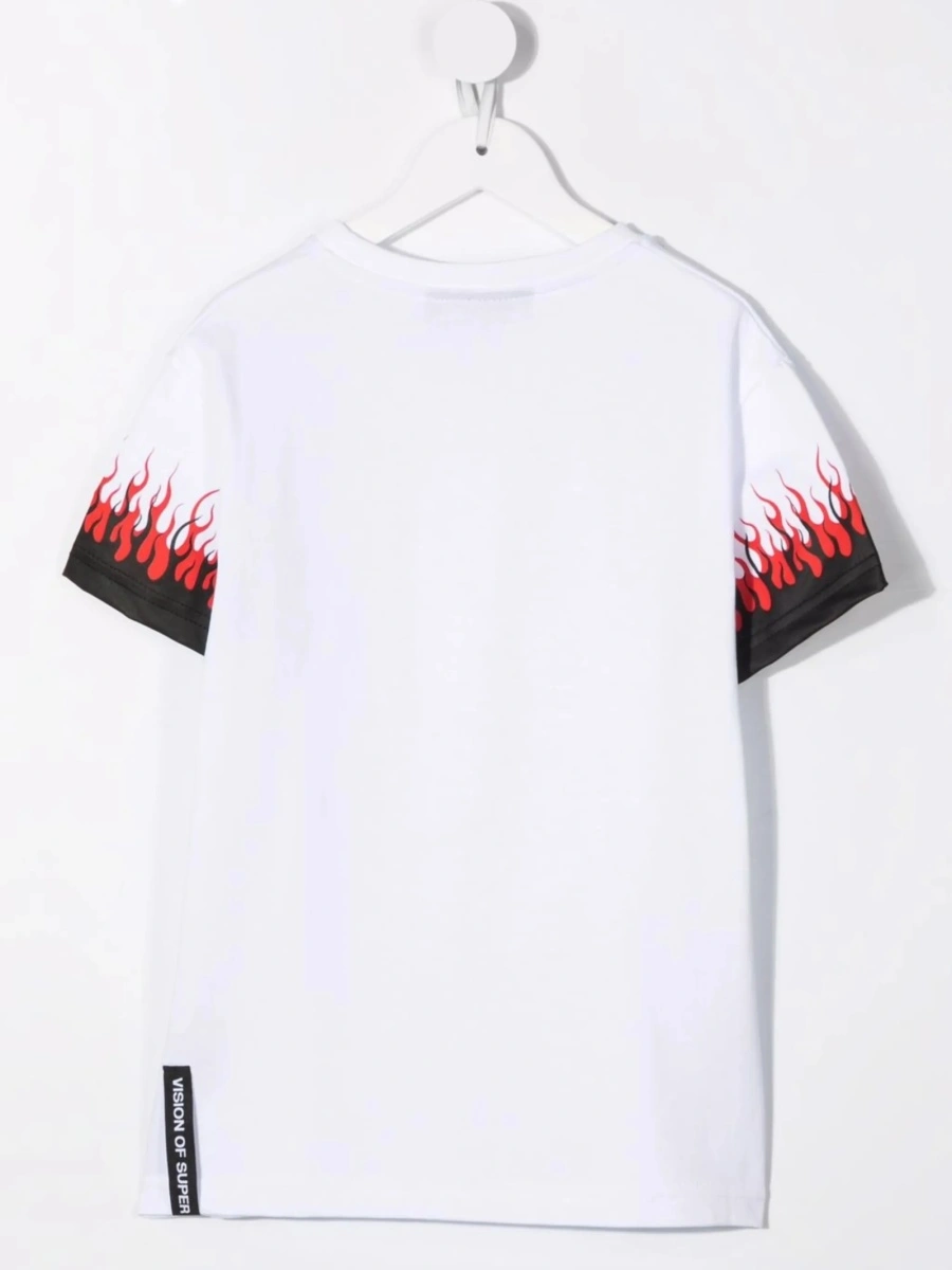 Tricou Vision of Super alb - Img 2