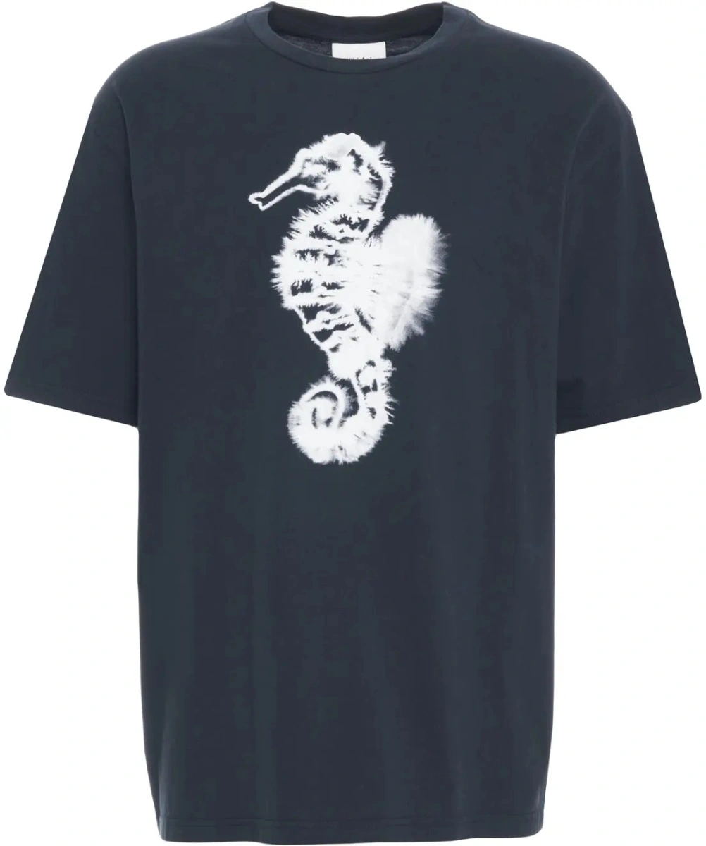 Tricou Wild Animals negru 'Seahorse' - Img 2