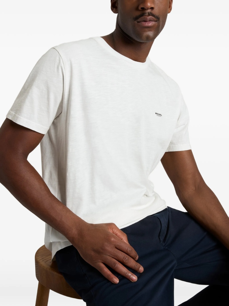 Tricou Woolrich alb - Img 4