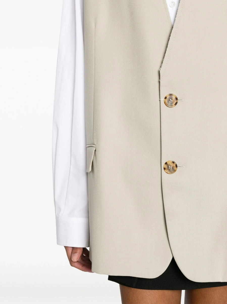 Vesta MM6 Maison Margiela neutra din lana si polyester - Img 5