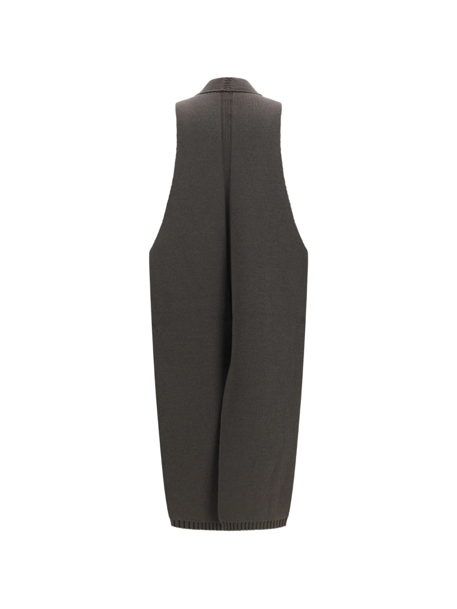 Vesta Rick Owens gri din poliamida si lana - Img 2