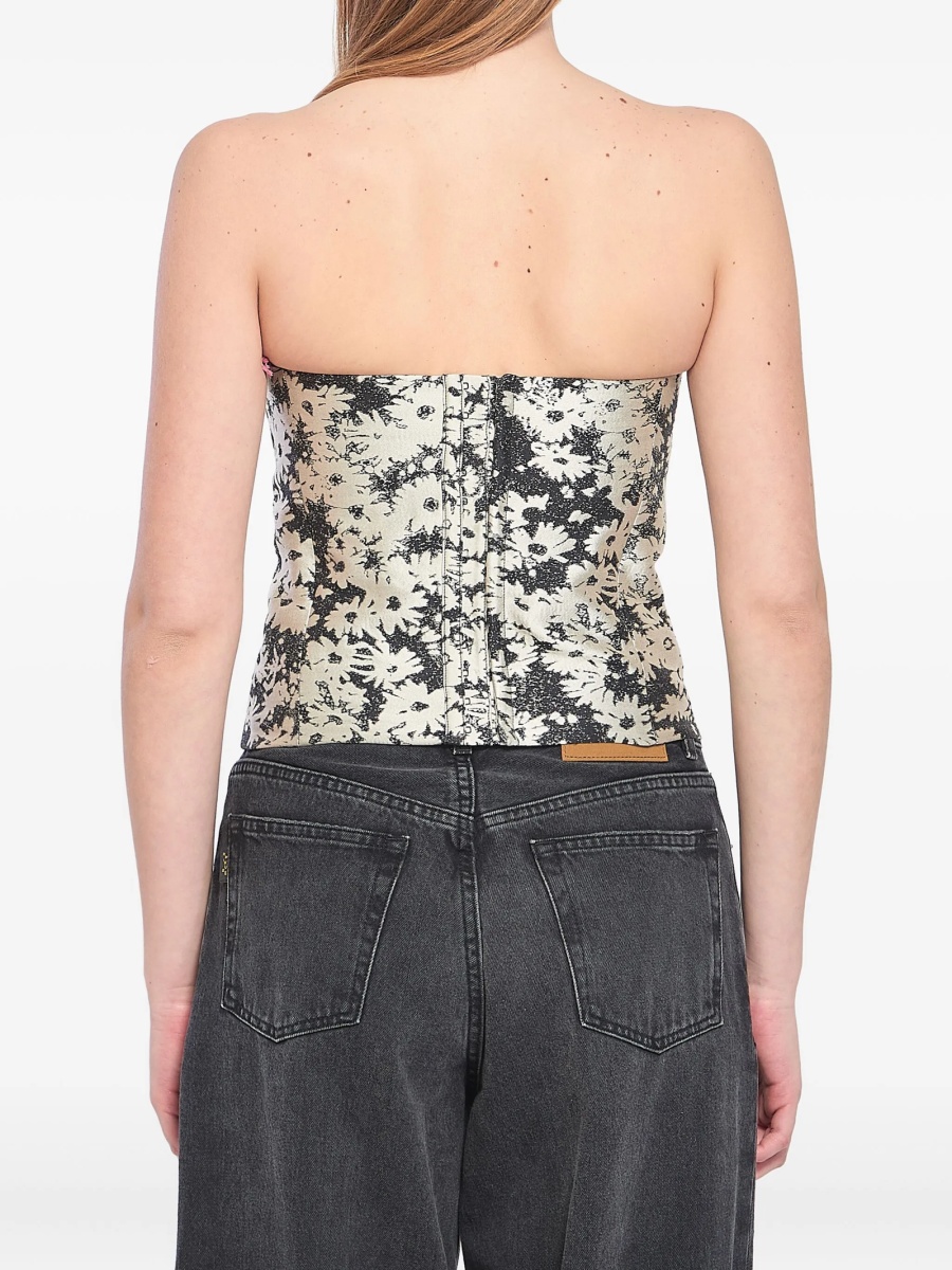 Vesta Stella McCartney alba din polyester si matase - Img 2