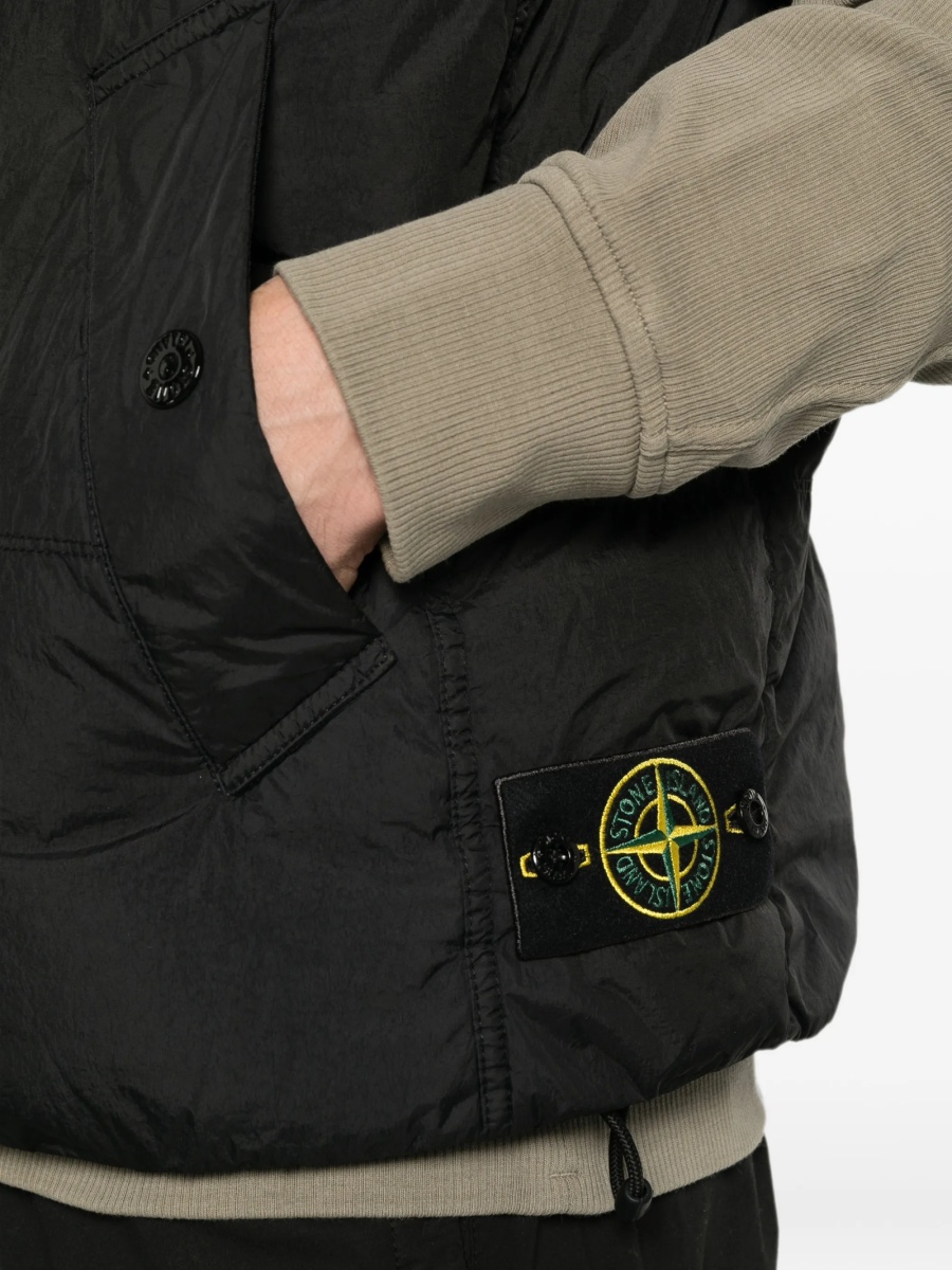 Vesta Stone Island neagra din poliamida - Img 5