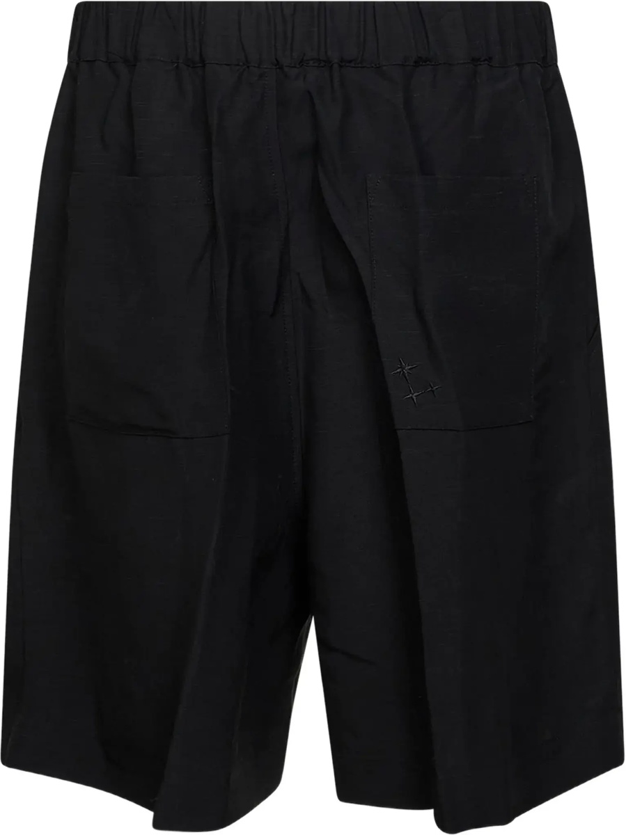 Viscose and linen Bermuda Shorts - Img 2
