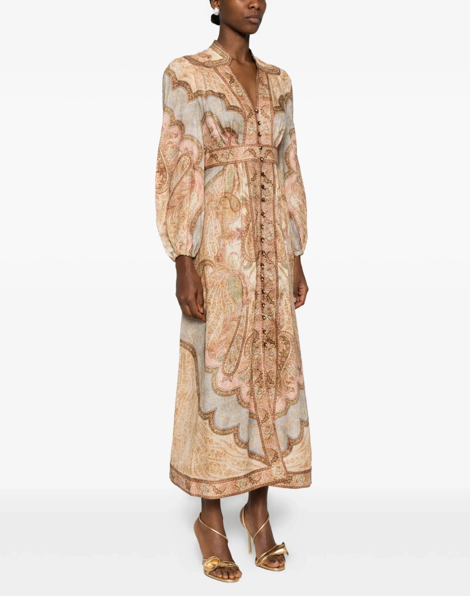 "Wanderlust" Low-Cut Midi Dress - Img 3