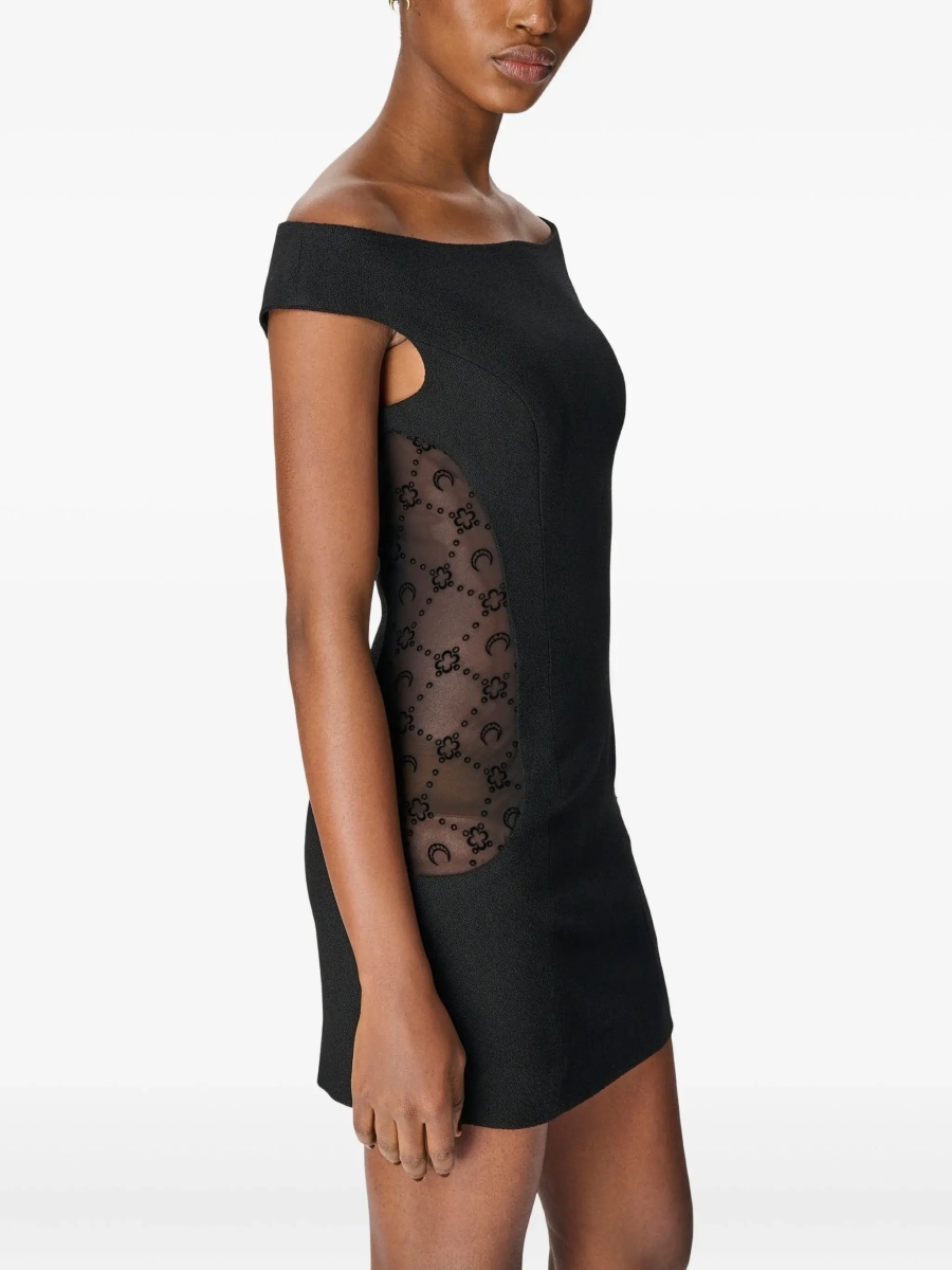 Wool Bouclé Sleeveless Mini Dress - Img 4