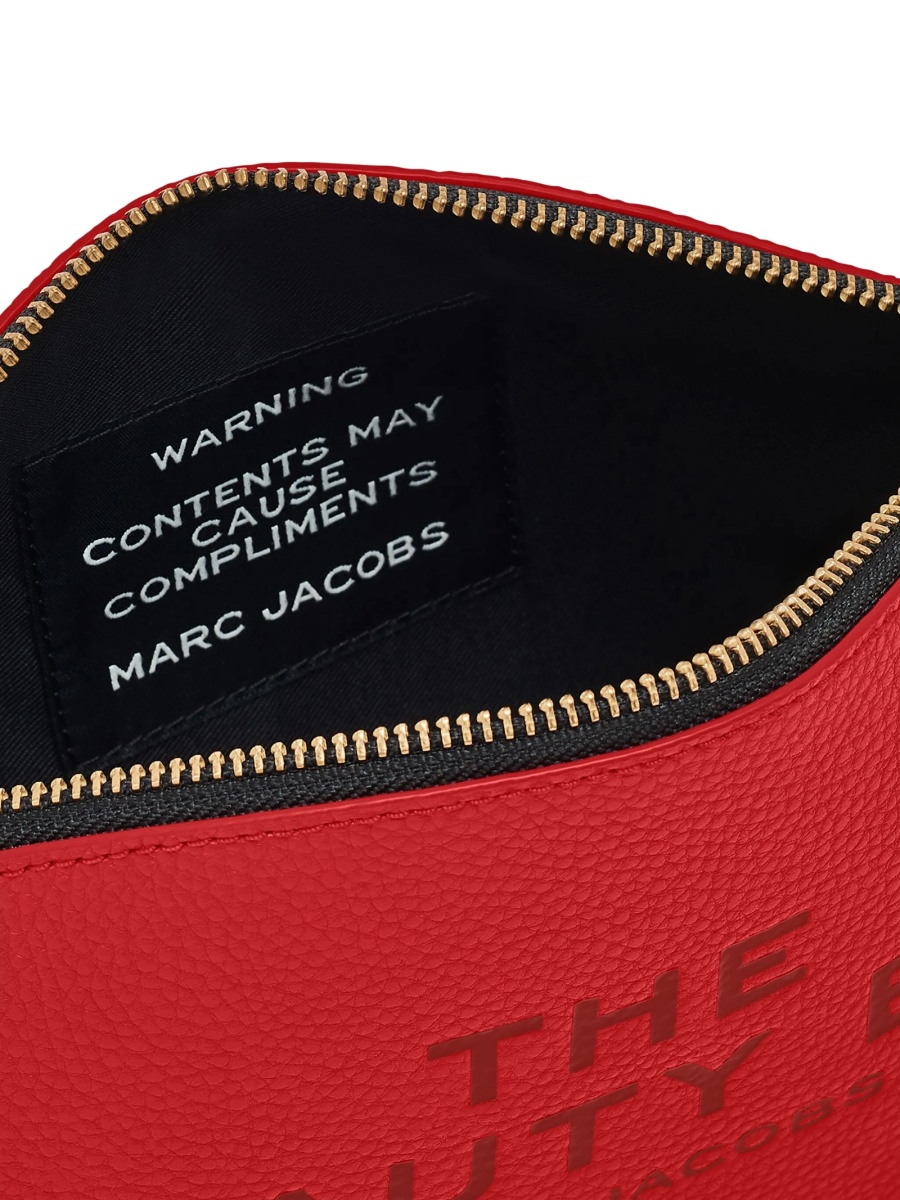 Accesorii de voiaj Marc Jacobs rosii din piele si poliuretan - Img 3