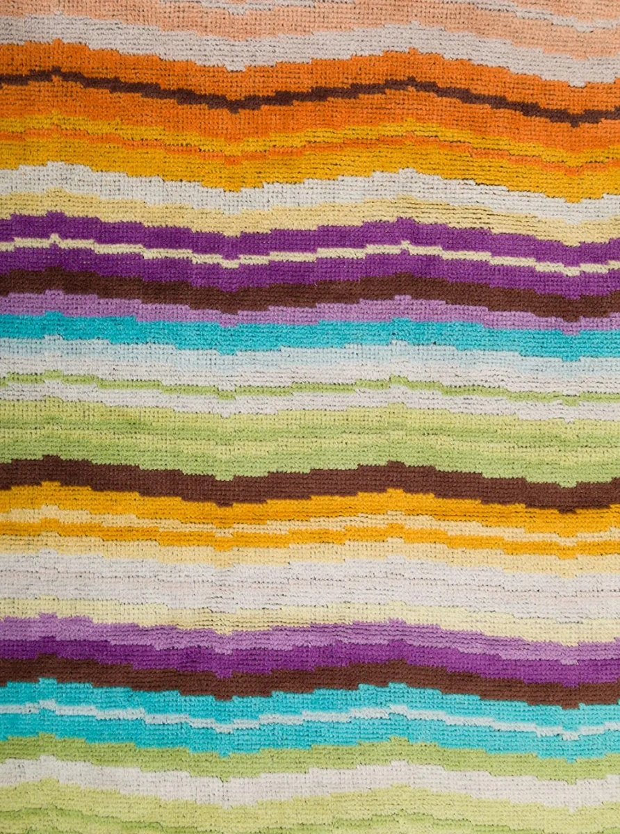 Accesoriu de plaja MISSONI BEACHWEAR HOME multicolor din bumbac - Img 2