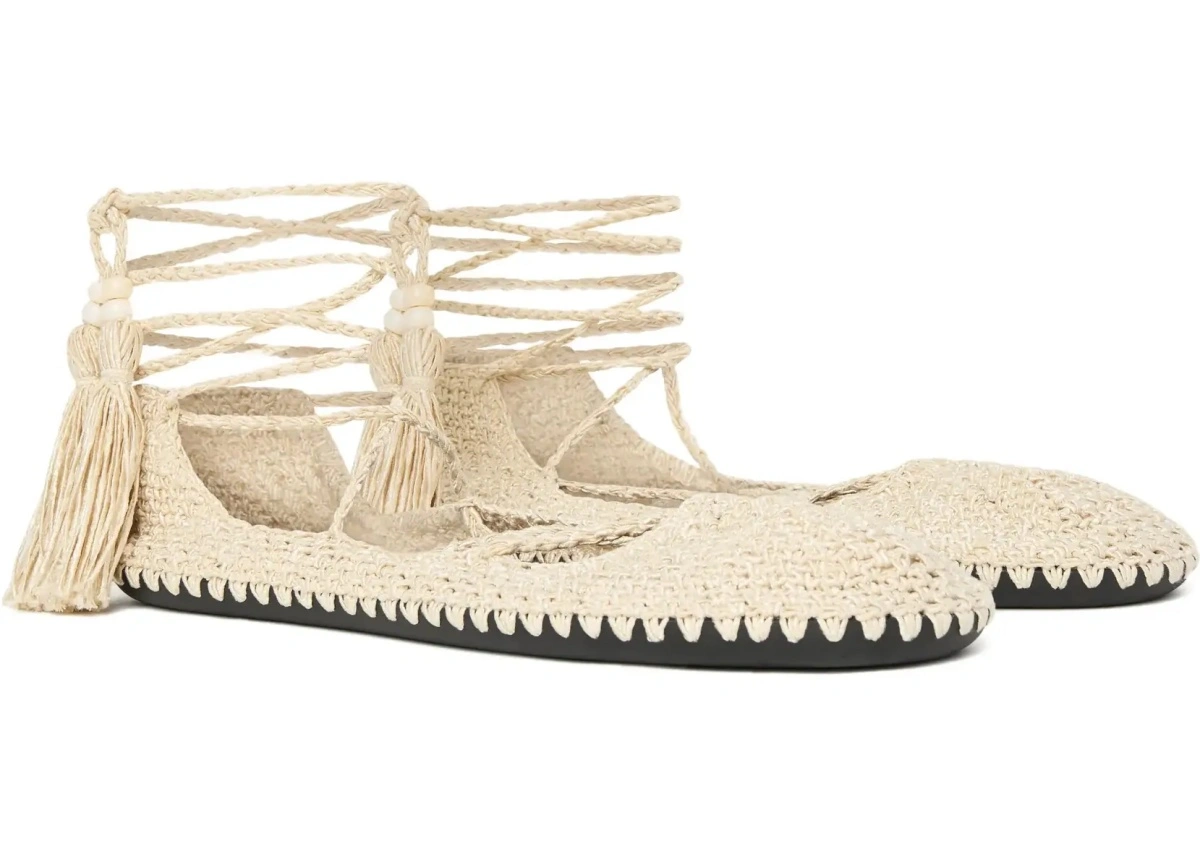 Balerini The Sound Of The Sea lace-up Ballerinas - Img 4