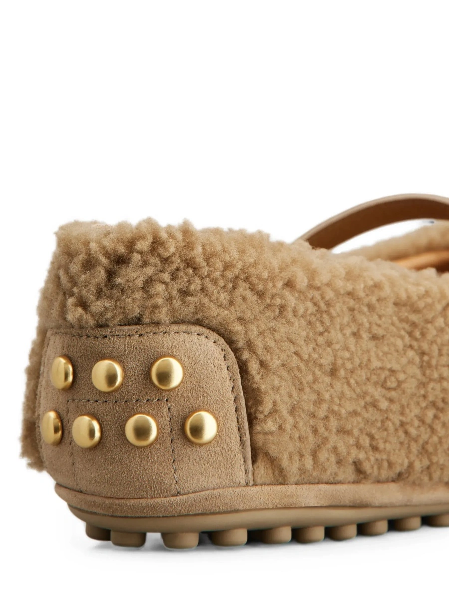 Balerini TOD'S bej din blana - Img 8