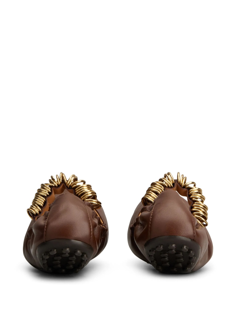 Balerini TOD'S maro din piele - Img 3