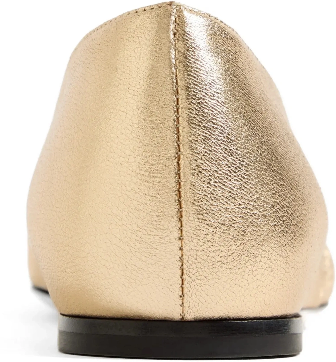 Balerini VLogo Signature laminated nappa Ballerinas - Img 6