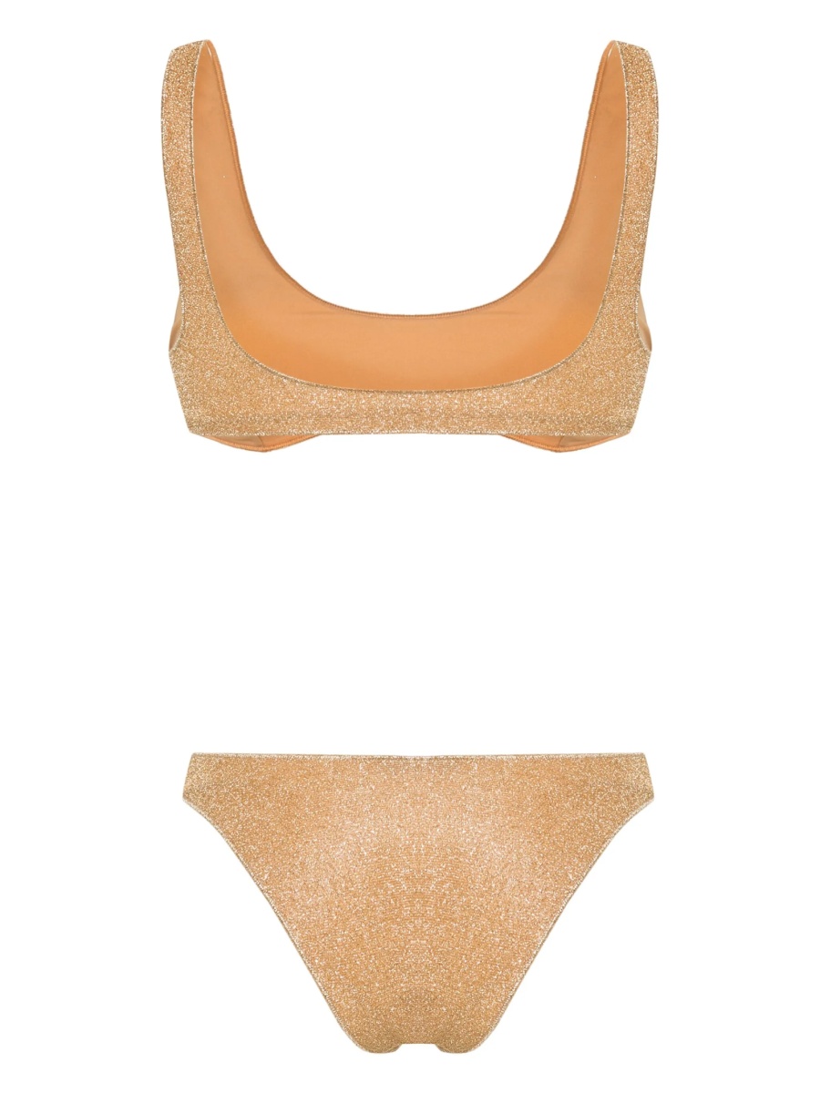 Bikini OSEREE aurii din poliamida si fibre metalice - Img 2