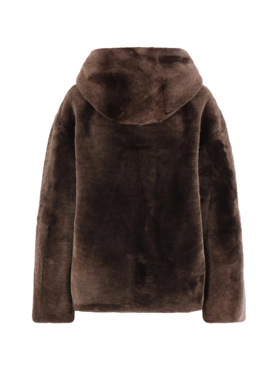 Blana YVES SALOMON maro din shearling - Img 5