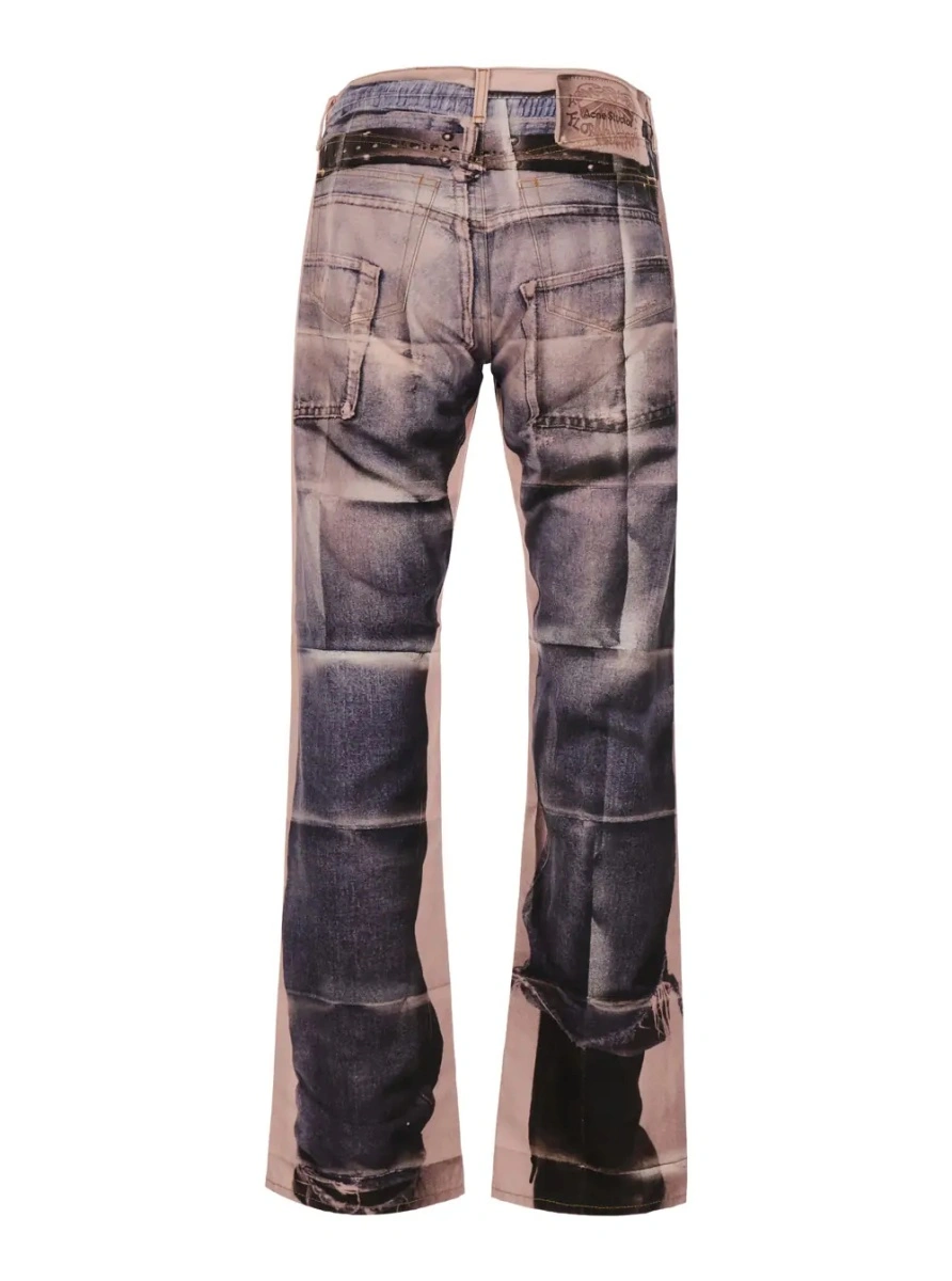 Blugi Acne Studios multicolor din denim - Img 2