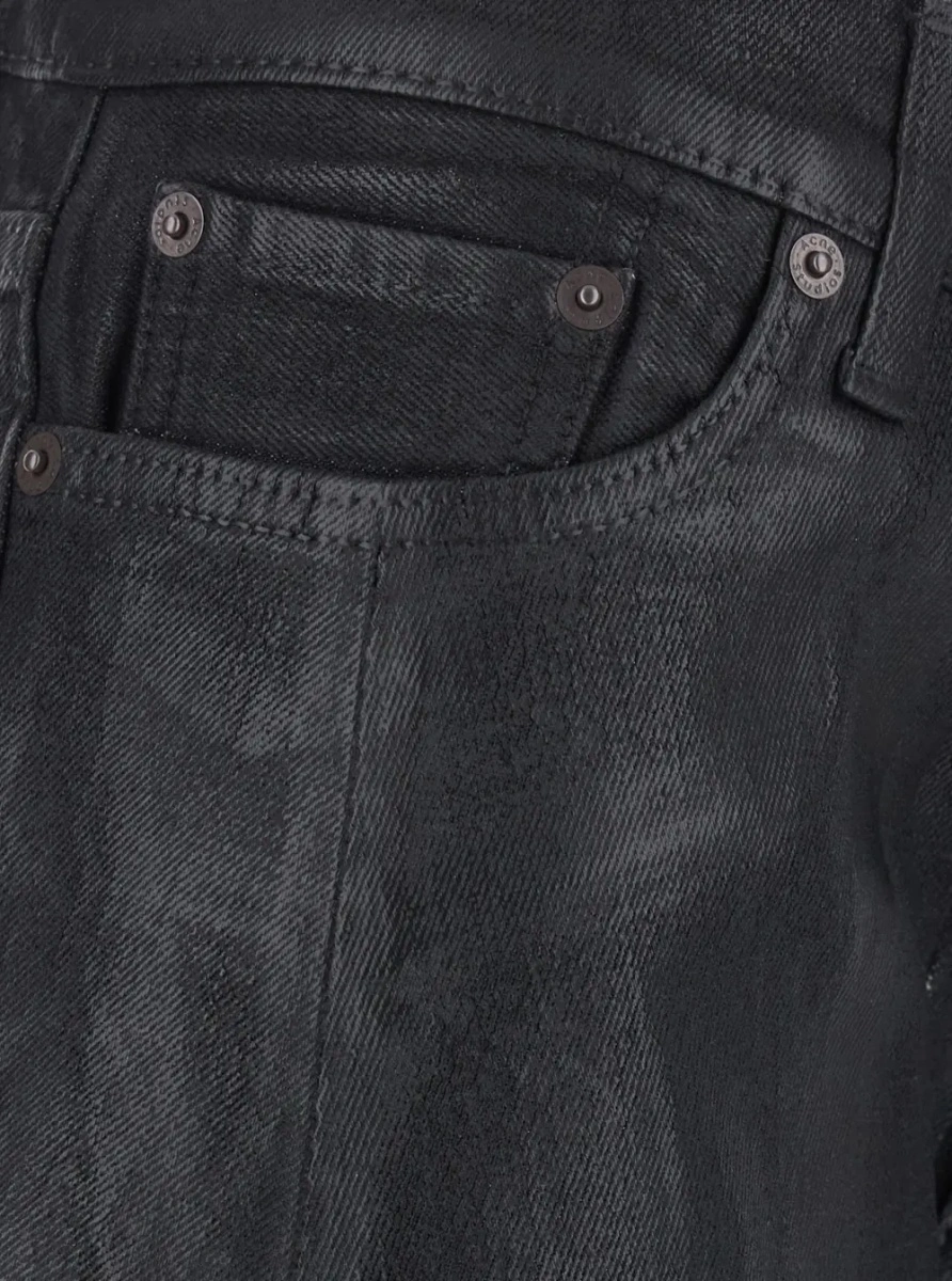 Blugi Acne Studios negri din denim - Img 3