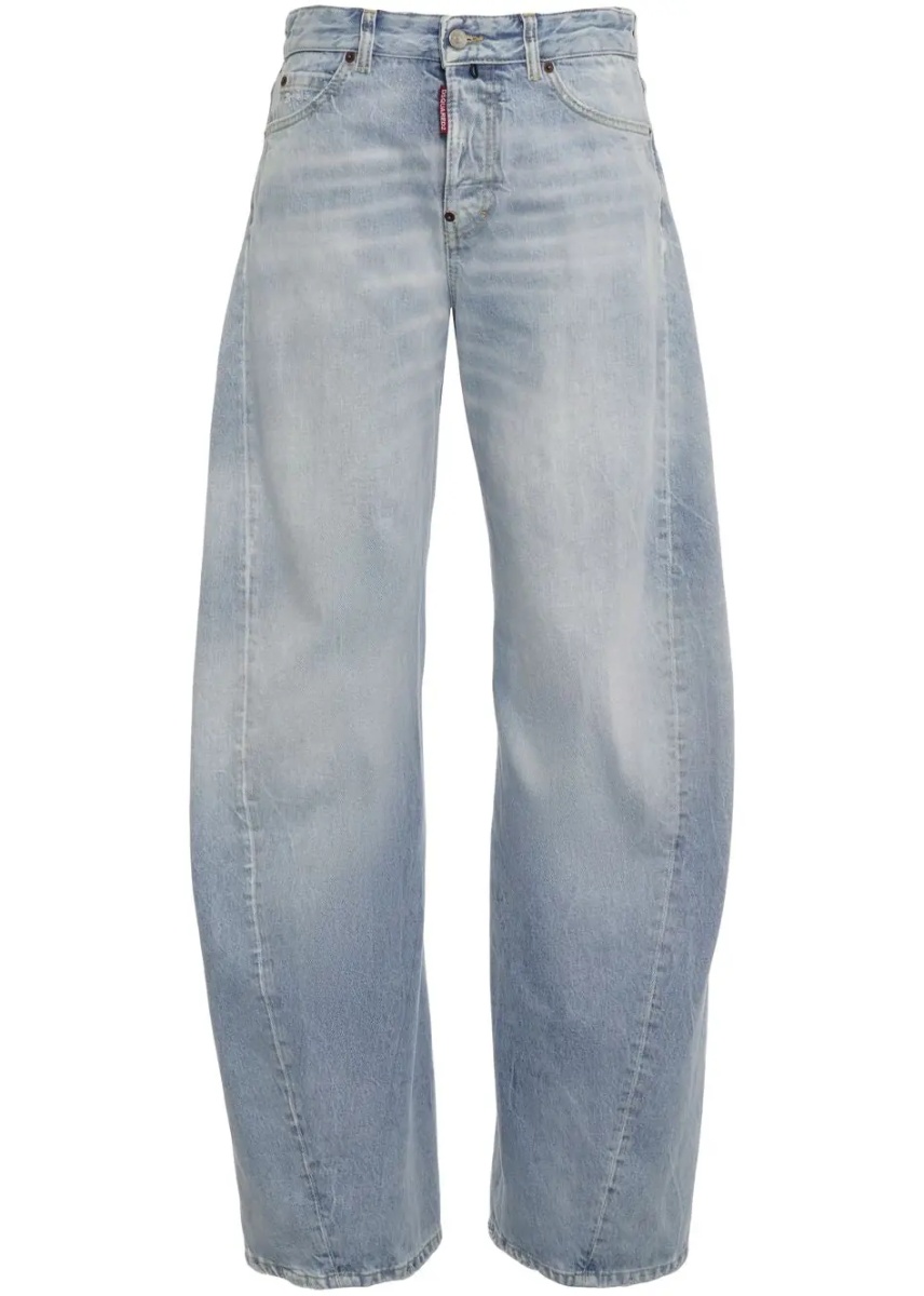 Blugi Barrel leg jeans - Img 2