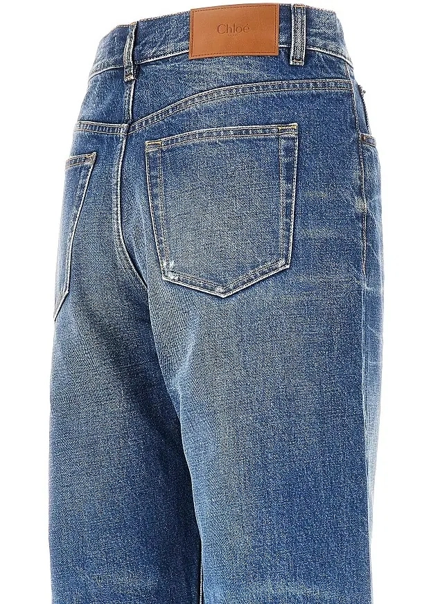 Blugi Chloe din denim - Img 4