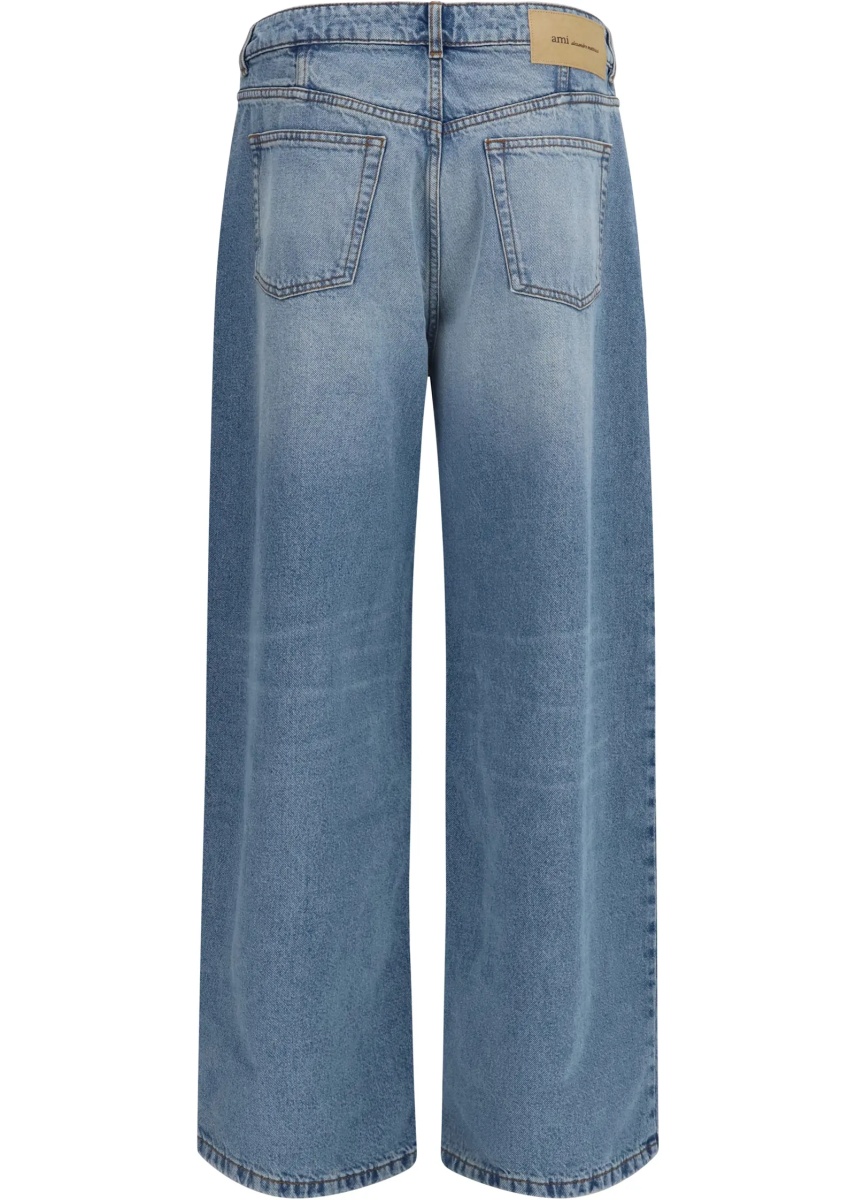 Blugi Cotton wide-leg Jeans - Img 2