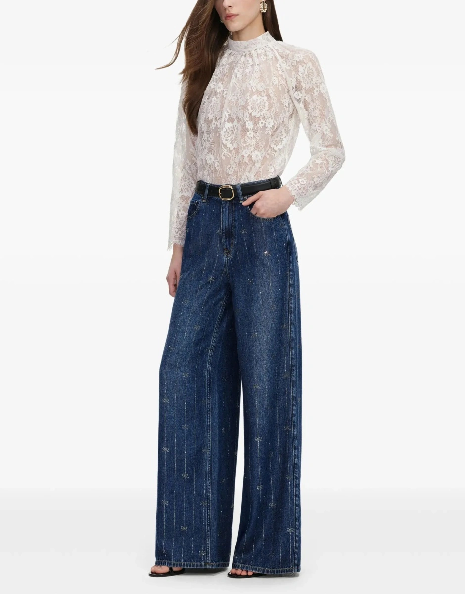 Blugi Crystal-striped Jeans - Img 5
