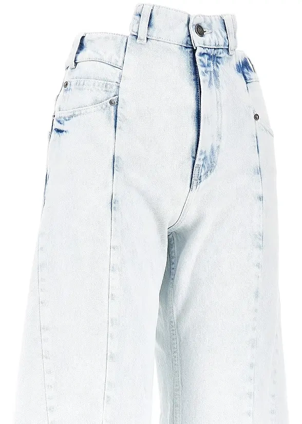Blugi Cut-out waist Wide Fit jeans - Img 2