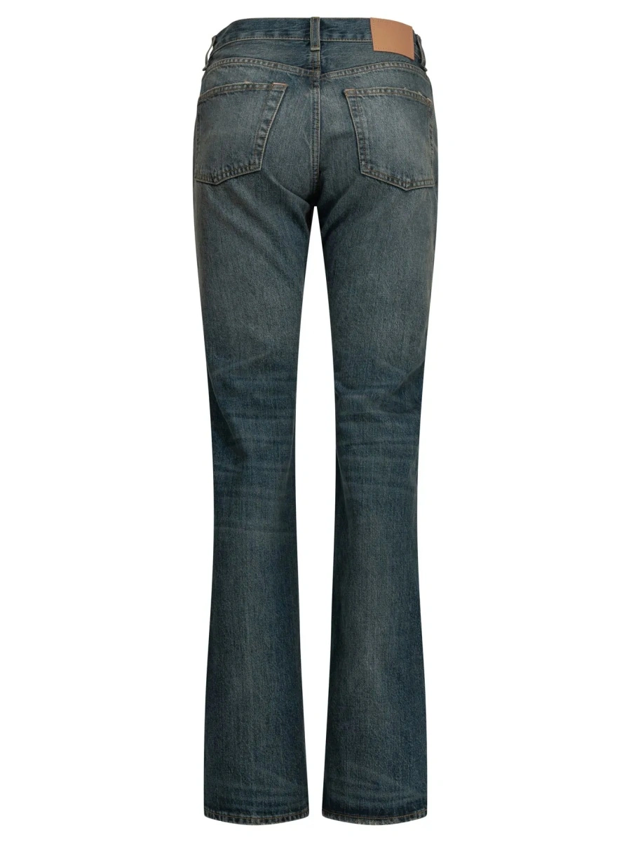 Blugi drepti Acne Studios din denim - Img 2