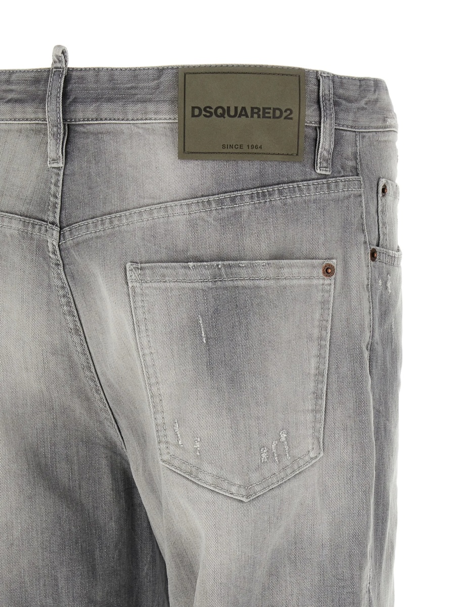 Blugi drepti DSQUARED2 gri - Img 4