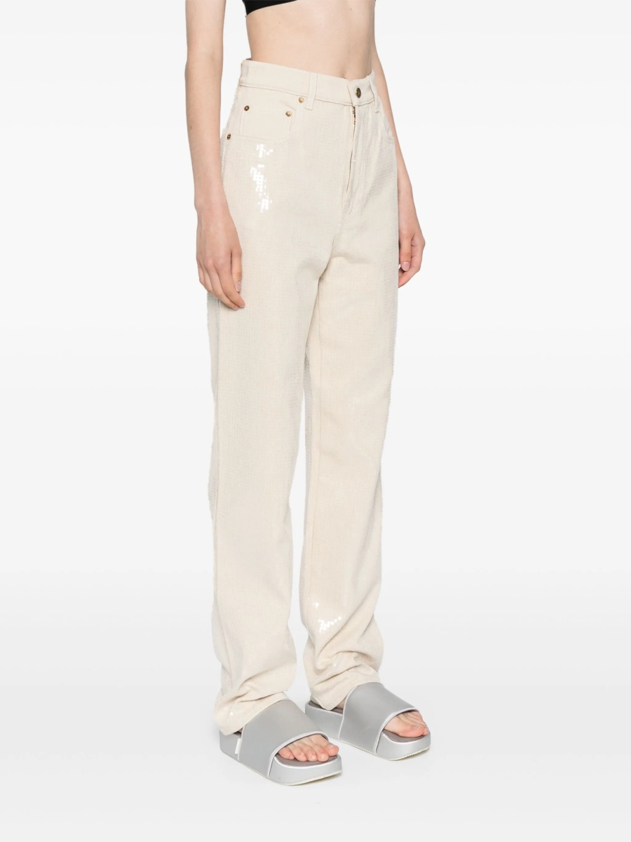 Blugi drepti Golden Goose star neutri din polyester si bumbac - Img 3