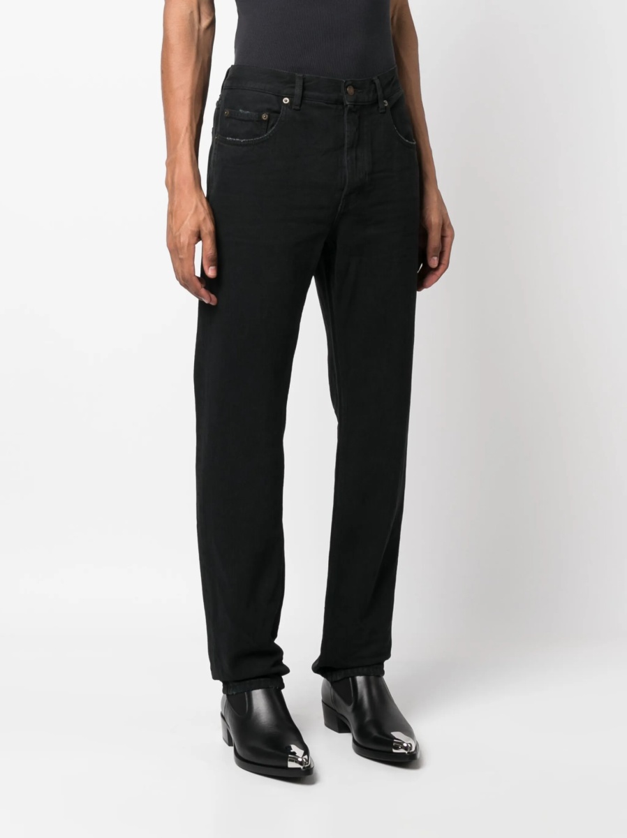 Blugi drepti Saint Laurent negri - Img 3