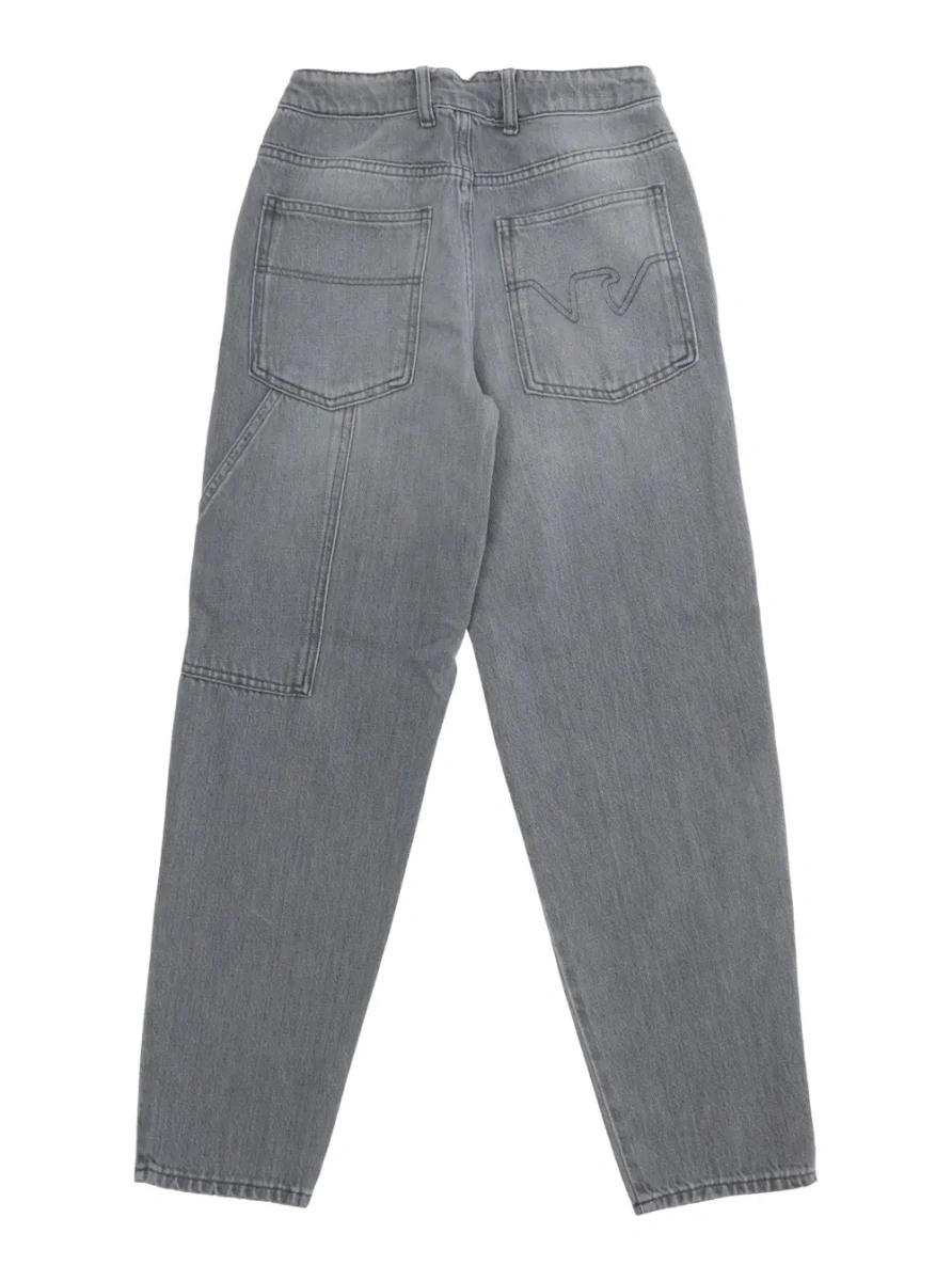 Blugi EMPORIO ARMANI KIDS gri din denim - Img 2