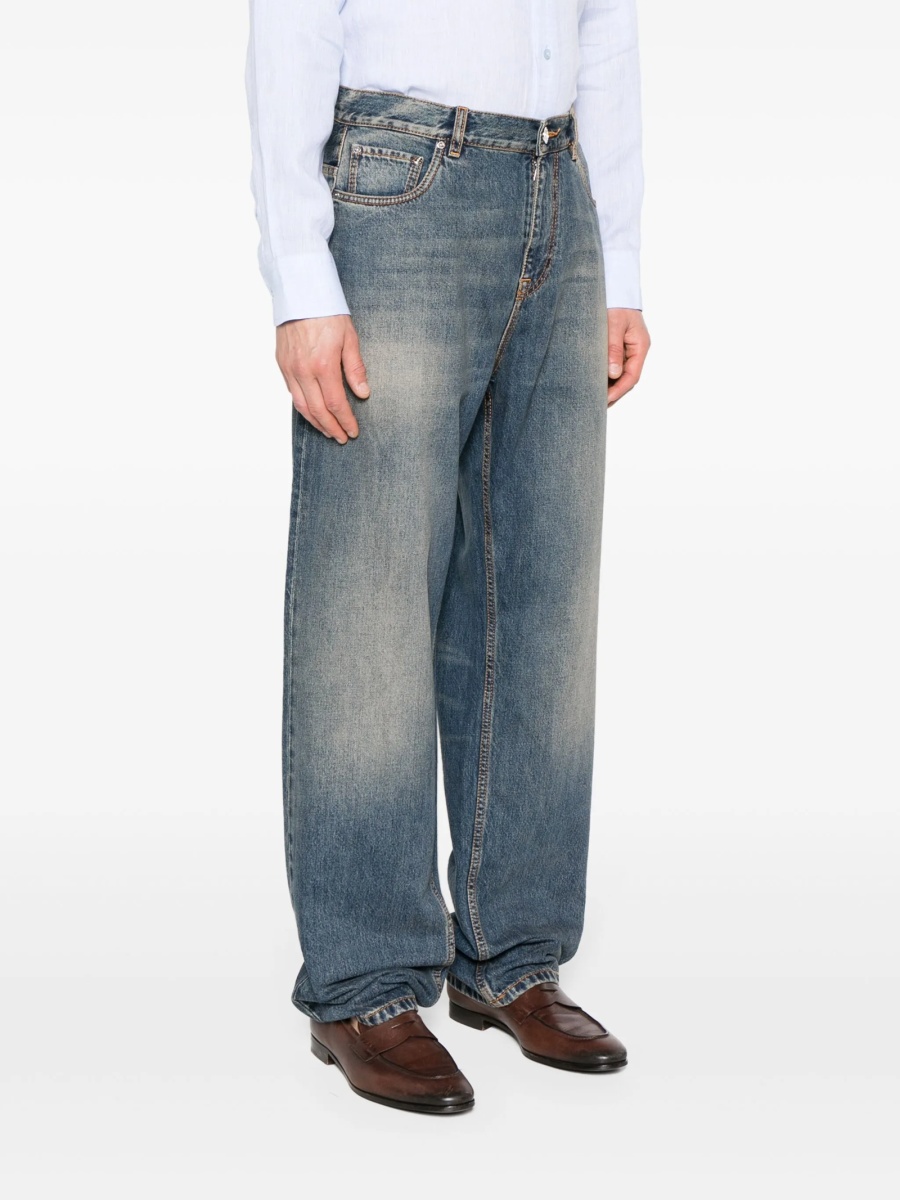 Blugi evazati ETRO albastri - Img 3